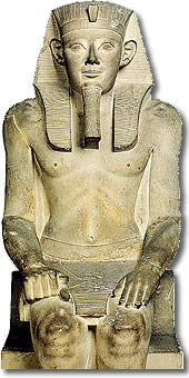Amenemhet I - the first pharaoh of the 12th dynasty.  He reigned for 30 yrs (including a 10 yr coregency with his son Sensuret I) and then was assassinated.